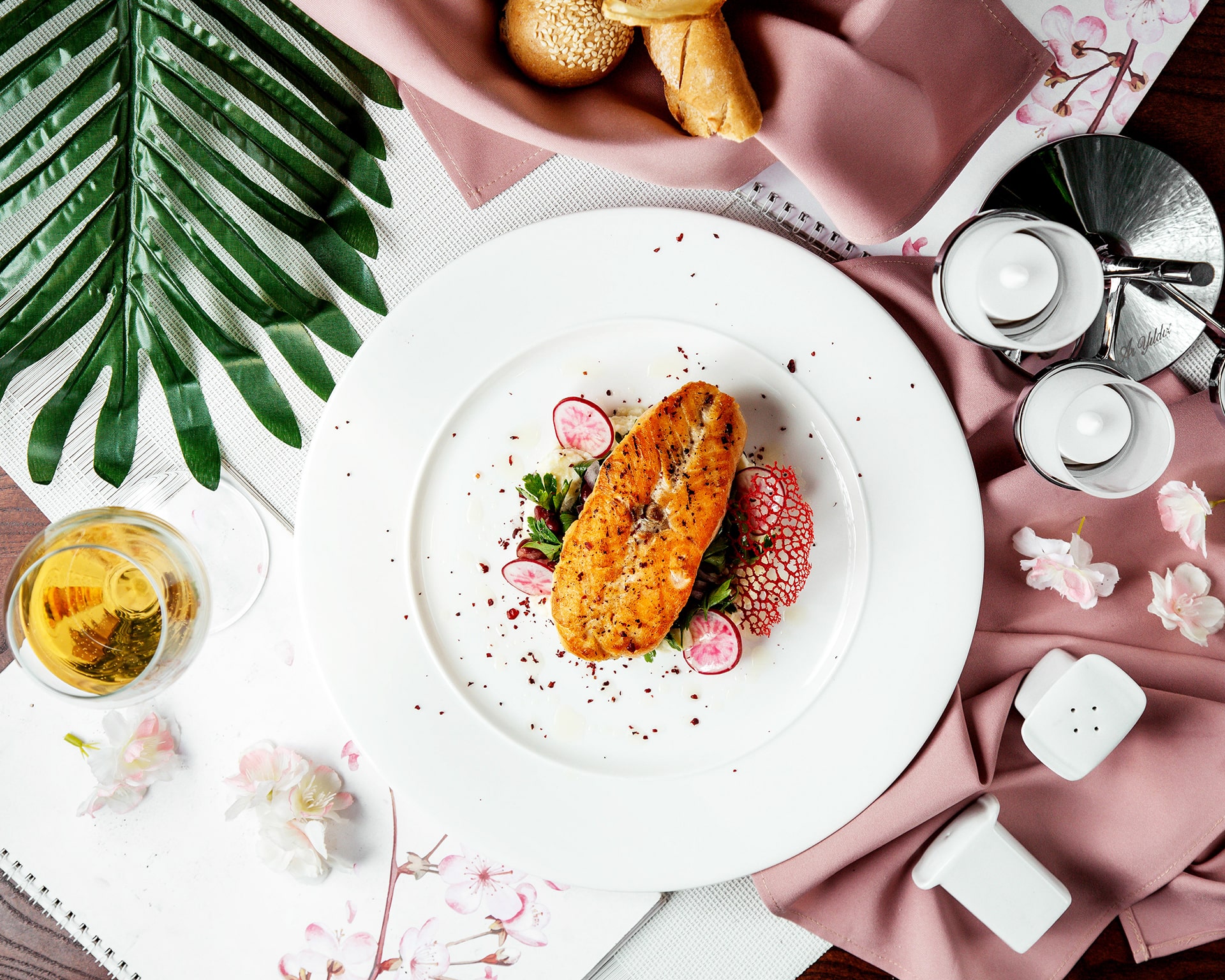 Fried salmon with radish slices - Prodotti Tipici Siciliani