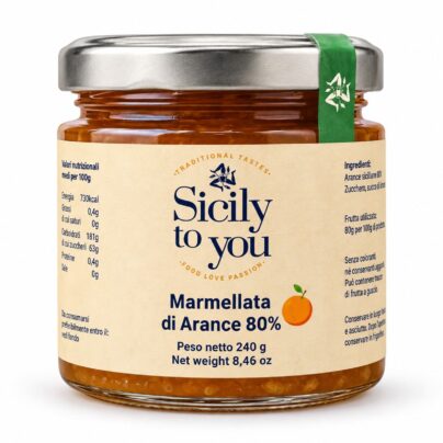 Marmellata di Arance Siciliane 80%