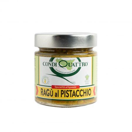 Ragù al pistacchio di bronte tipico siciliano
