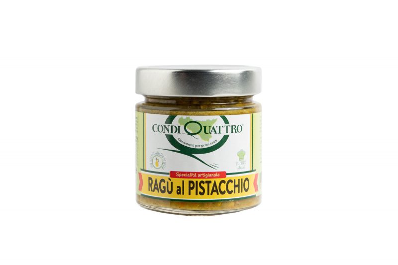 Ragù al pistacchio di bronte tipico siciliano